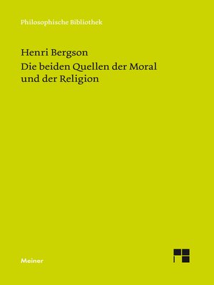 cover image of Die beiden Quellen der Moral und der Religion